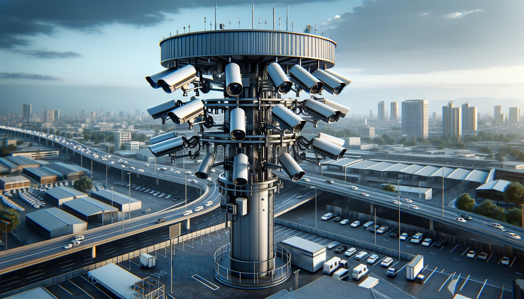 Conheca a torre de monitoramento com cameras